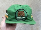 Vintage K Products Trucker Hat Cap Snap Back KODIAK Racing Mesh Patch USA VTG