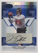 2006 Leaf Certified Materials Mirror Blue Signatures Jimmy Williams Auto 0b2