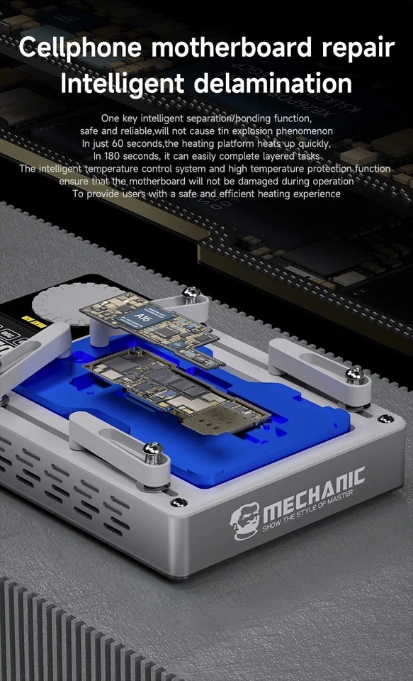 iPhone Motherboard PreHeater HotPlate Mechanic Heat Air AIO Apple X-15 Series UK - Image 2 of 4