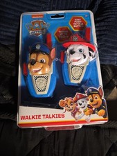 Paw Patrol Walkie Talkies Set of 2 Kids' Chase and Marshall New Sealed