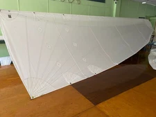 NEW  SQUARE-TOP DACRON TRI-RADIAL Mainsail 25.5' Luff, 8.75' Foot READY TO SHIP!