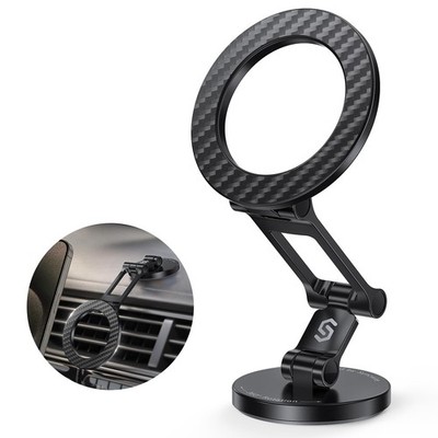 SYNCWIRE Fits MagSafe Car Mount, Magnetic Phone Holder for Carbon Fiber 