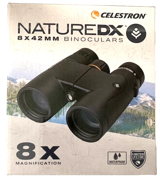 CELESTRON (72322) NATURE DX 8x42mm wasserdicht, Dachkantprisma Bak-4 Fernglas, neu