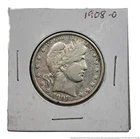 Fantastic Condition 1908 O New Orleans Barber Early Half 50C Silver Half Dollar