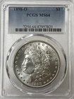 1898 - O $1 Morgan Silver Dollar PCGS MS-64