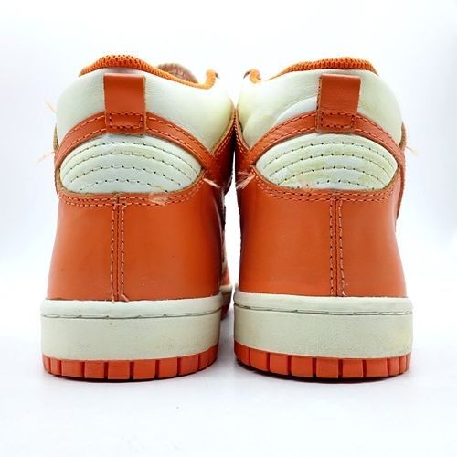 Nike Dunk High QK VNTG Syracuse 2007 Sneakers 318544-181 Talla 27 Naranja/Blanco 4