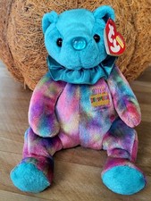 Ty Original Beanie Baby December The Turquoise Birthday Bear