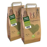 Paglianatura Kit 2-Teilig Heu-Pellets 3Kg Kompaktes Futter FüR Kaninchen