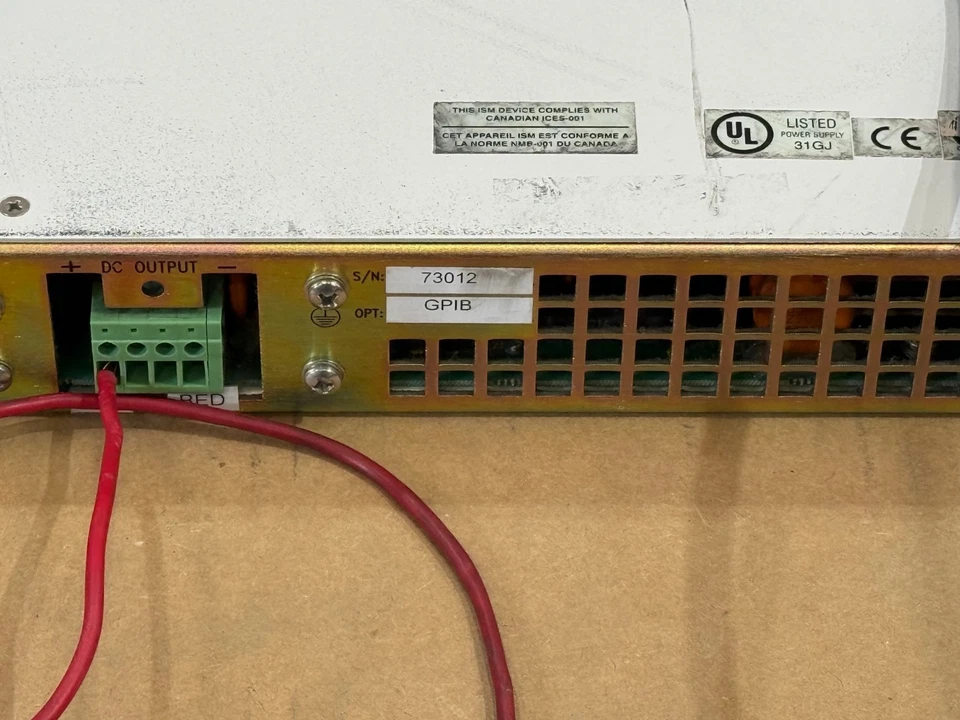 Xantrex XFR 60-20 GPIB DC Power Supply 0-60V 0-20A 1200 Watt Tested/Working - Image 2 of 3