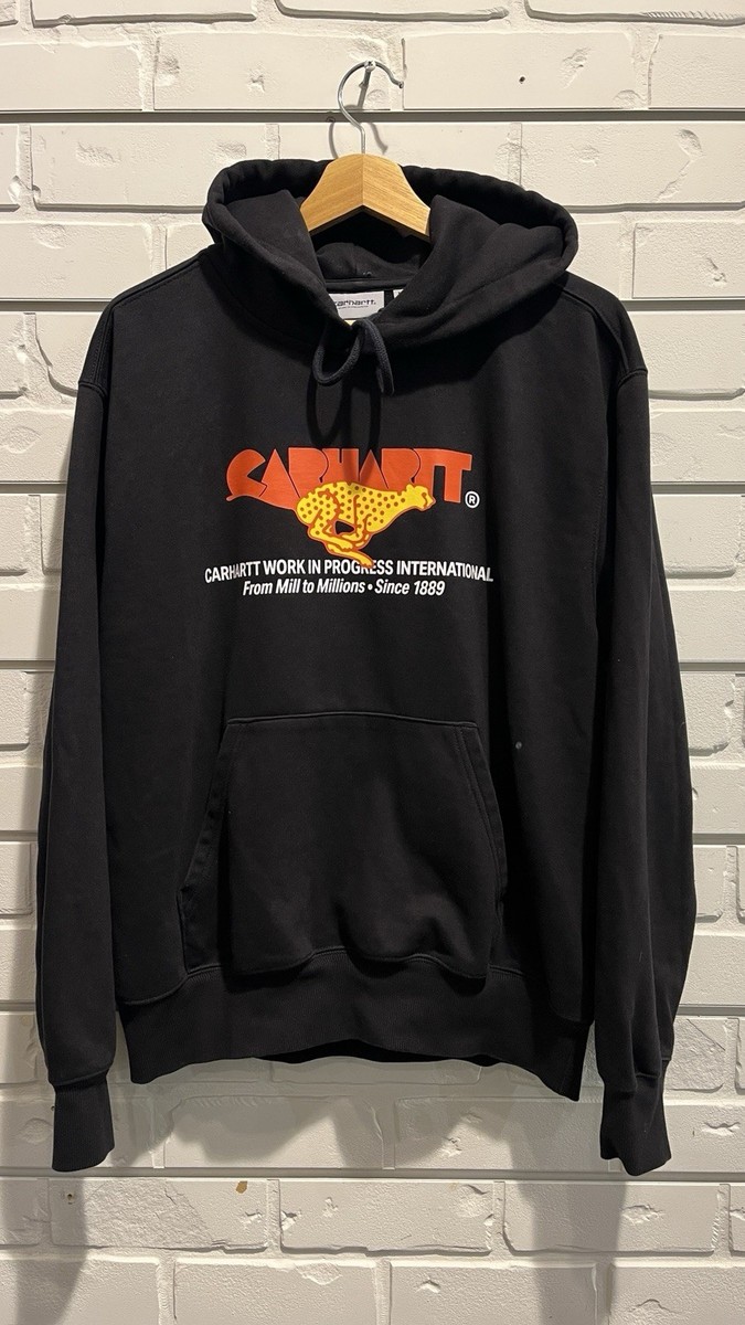Carhartt Work in Progress WIP Runner Hoodie Sweatshirt Cheetah