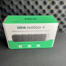BLINK Outdoor 4 4th Gen 5-Camera Security System w/ Sync Module Brand NEW
