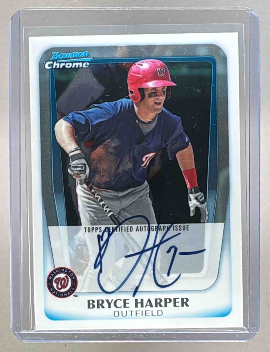 Bryce Harper 2011 Bowman Chrome #BCP111 Prospect RC Auto