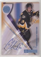 2001-02 Upper Deck CHL Prospects Game Used Edition Chris Thorburn #A-CT Auto 0c2