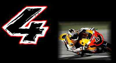 Andrea Dovizioso 4 MotoGP motorcycle racing decal 