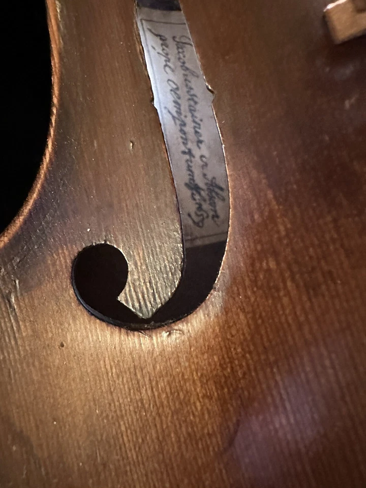 Hermoso violín alemán vintage - Jacob Stainer en Absam Prope Oenipontum-1659 Foto 2 de 4