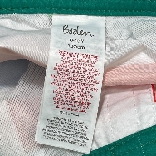 Boden Swim Shorts Boys 10 Blue Trunks Bottoms Swimwear Drawstring Pockets - Picture 6 of 9