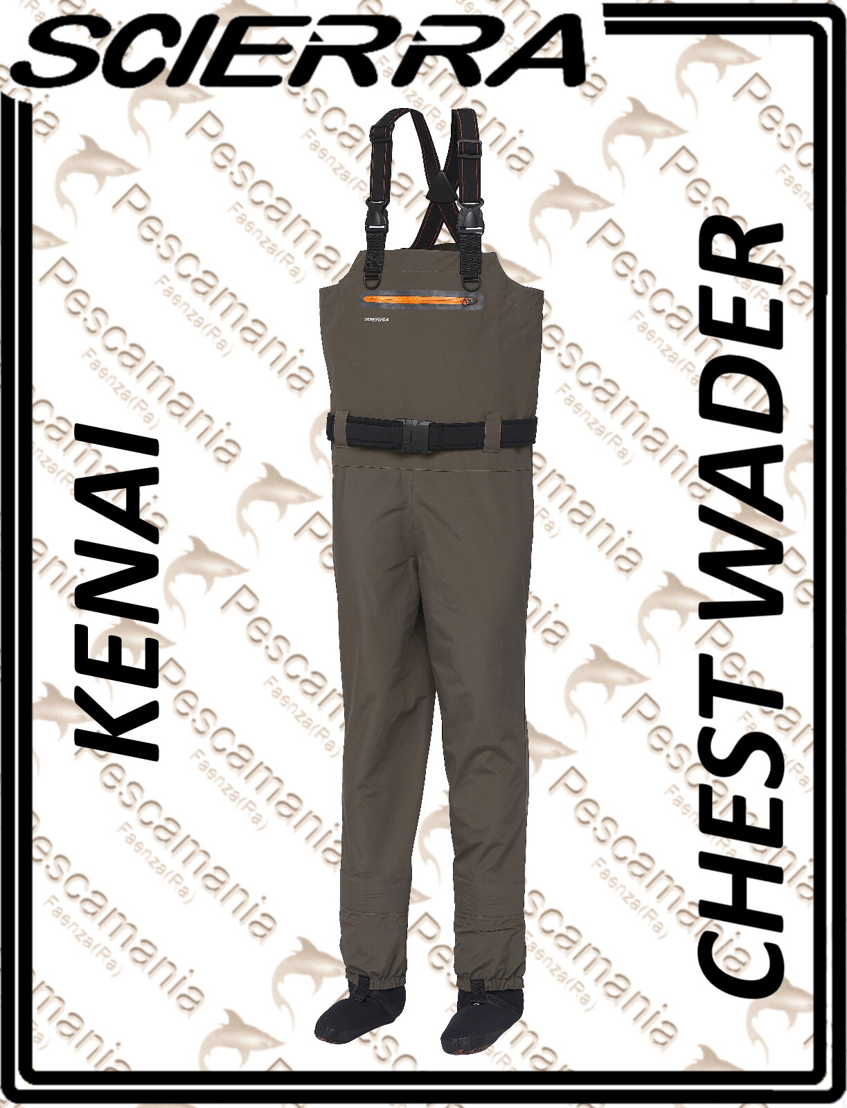 Wader Scierra KENAI 3 strati traspirante scafandro spinning mosca eBay