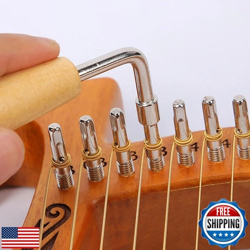 zutisay Piano tuning wrench autoharp tuning wrench L-shape Harp tuning keys I - Picture 5 of 5