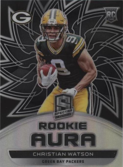2022 Panini Spectra - Rookie Aura Christian Watson #AUR-CWA /99 (RC ...