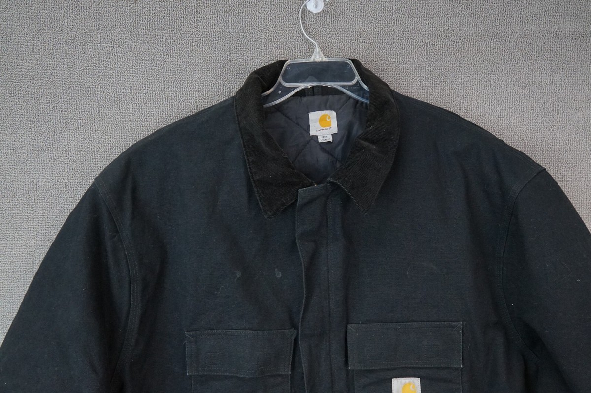 ジャケット・アウター Carhartt WIP WOOL ARCTIC COAT M black Carhartt Wip Wool Arctic Coat heavyweight 22 oz Jacket Black