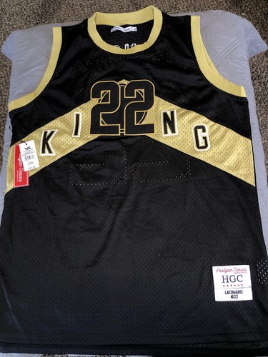2XL KAWHI LEONARD HIGH SCHOOL TRIKOT (VOLLGENÄHT) von Head Gear Classics