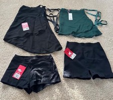 Dancewear.. 2 Boy Cut Shorts and 2 Wrap Skirts