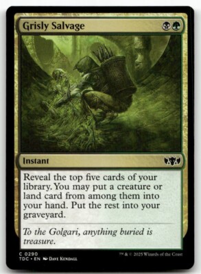 Grisly Salvage #290 MTG Tarkir Dragonstorm TDC NM X1