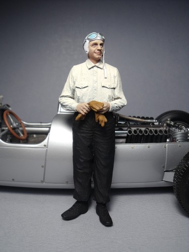Figurine F1 1/18 Fangio SF Vroom Non Peinte - Pour Minichamps CMC CMR GP Replicas