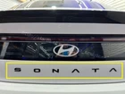 rear SONATA lettering emblem (in Matte Black) fit Hyundai Sonata 2024 2025 2026