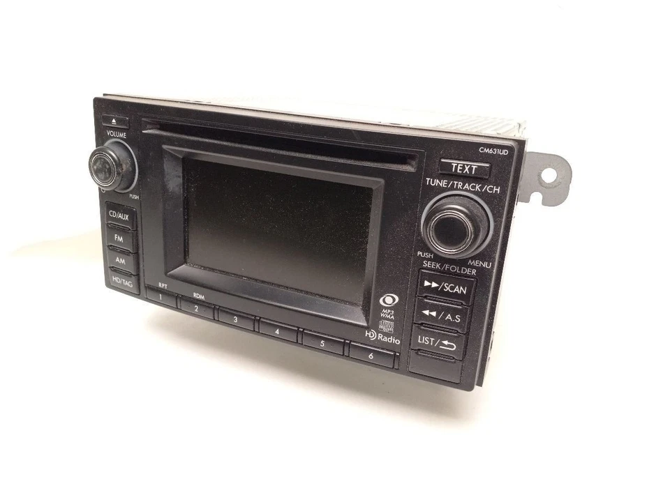 RECEPTOR DE RADIO REPRODUCTOR DE CD AM FM PARA SUBARU IMPREZA 2012 PN 86201FJ630 Foto 4 de 4