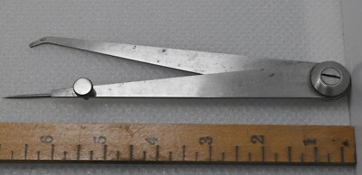  Vintage 6'' Union Tool Co. No. 19 Firm Joint Hermaphrodite Calipers (INV Ø140)