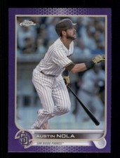 Austin Nola 2022 Topps Chrome Update Purple Parallel #USC32 San Diego Padres