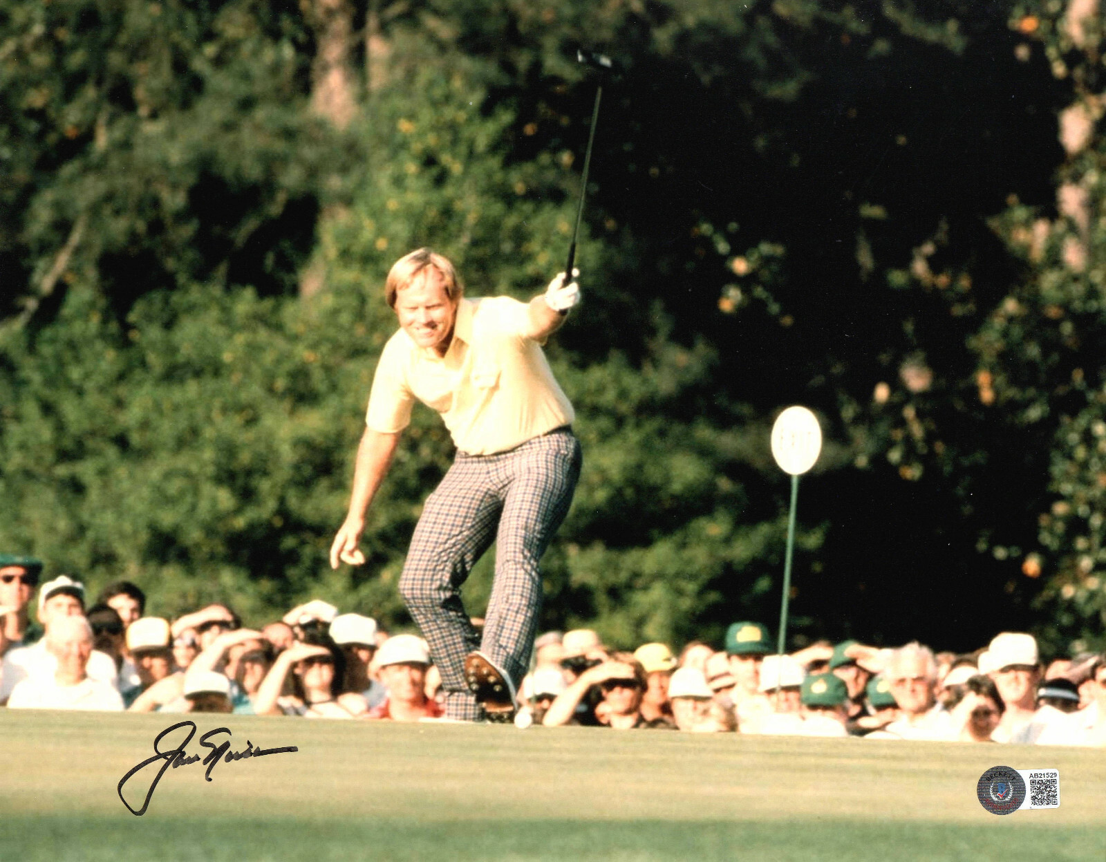 Jack Nicklaus Autographed Signed 11X14 PHOTO THE GOLDEN BEAR BECKETT BAS COA 7 