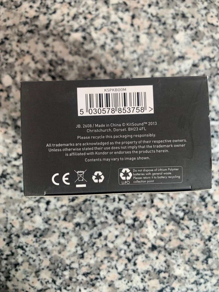 Mini Altavoz MP3 Portátil Bluetooth Inalámbrico KITSOUND Pocketboom Genuino Foto 4 de 4