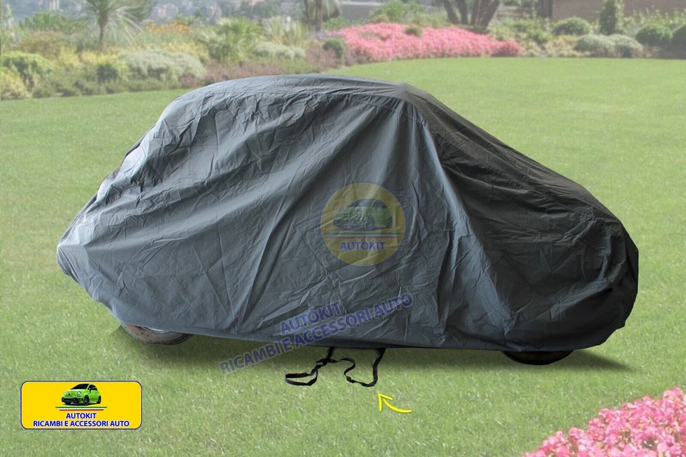 COPRIAUTO per FIAT 500  Epoca dal 1957 in poi Telo Copri Auto Felpato - Immagine 3 di 3