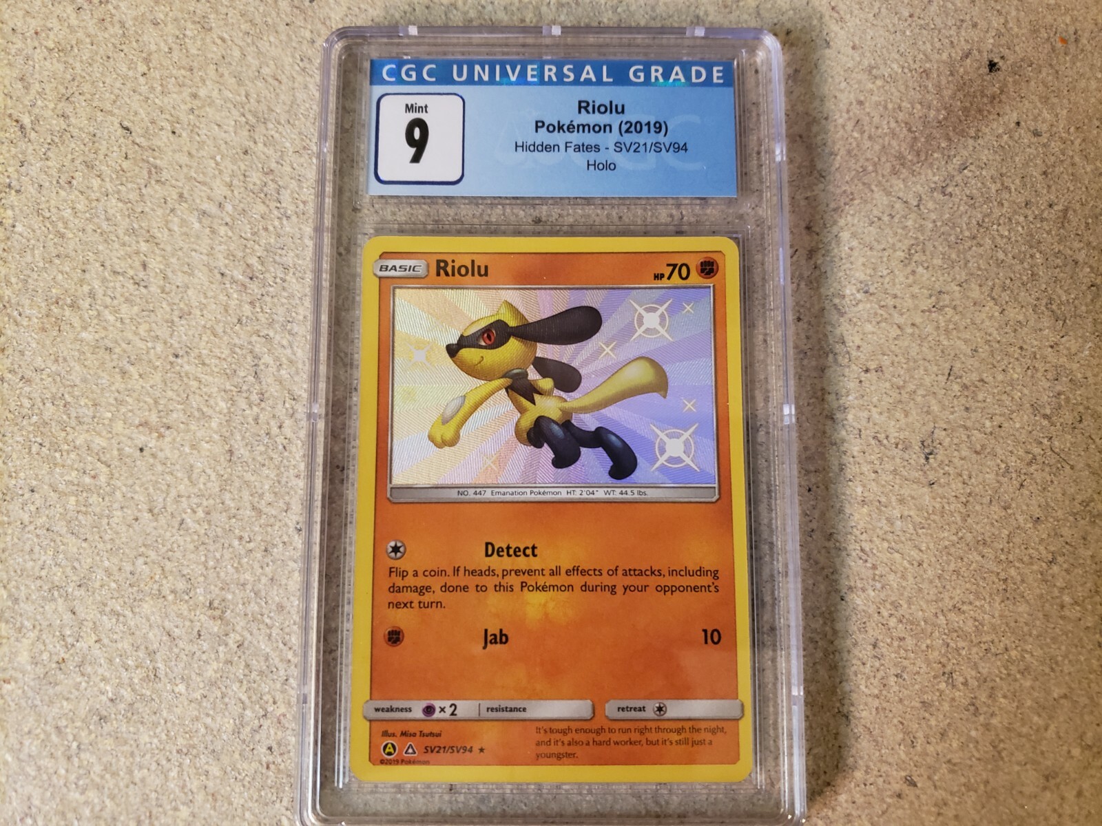 Hidden Fates Baby Shiny Riolu CGC 9 | eBay