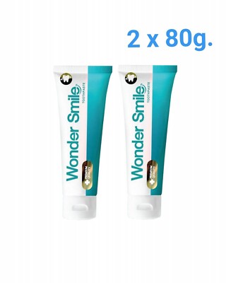 Wonder Smile Toothpaste Whitening Teeth Reduce limestone yellow teeth bad breath