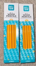 Lot oF 2 Pen Gear Brand No.2 Wood Pencils 12 ct 24 total Yellow w/ Eraser