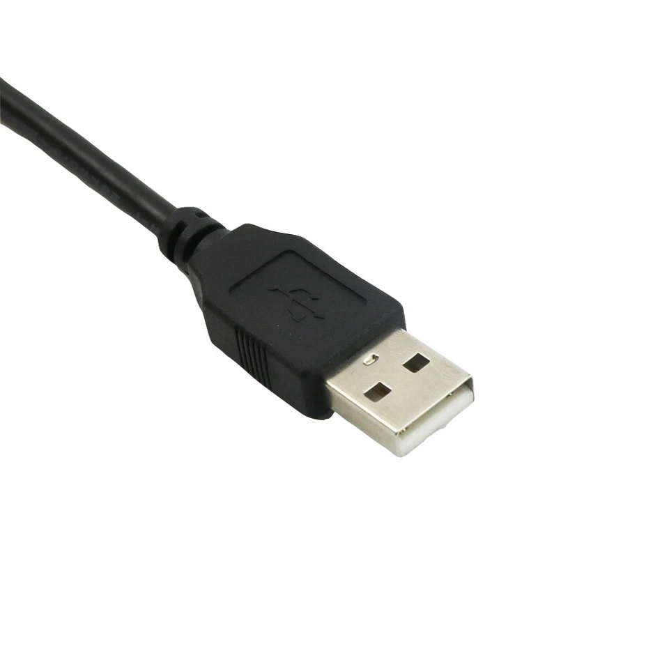 USB 2.0 Type A Male to USB 2.0 B Male Plug Scanner Printer Cable 30cm/1ft Black - Image 3 of 4