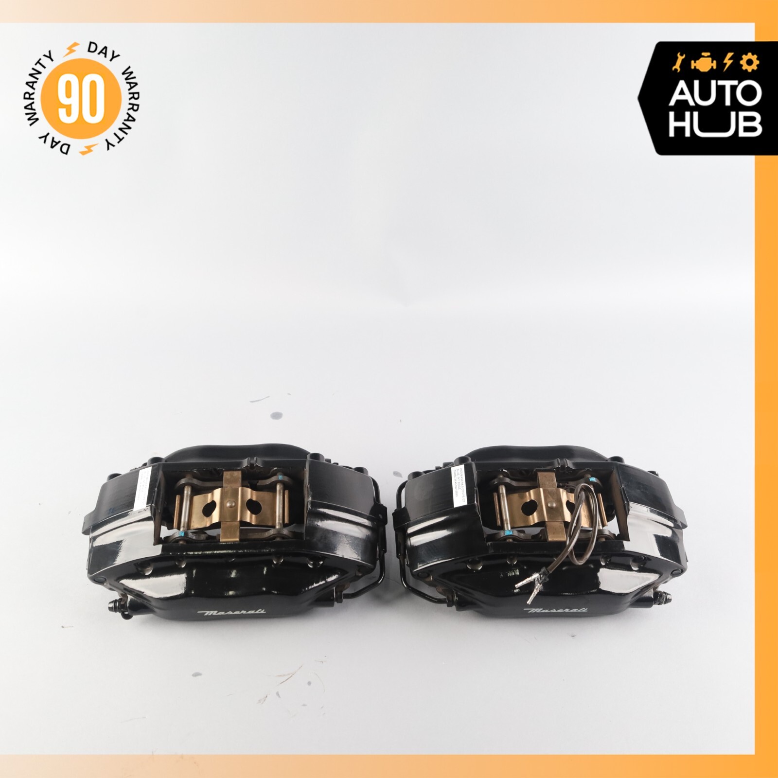 02-07 Maserati M138 Coupe 4200 Front Left & Right Brake Caliper Calipers Set OEM