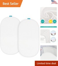 Bassinet Fitted Sheets - Compatible with SNOO, Regalo, Safety 1st, ANGELBLISS