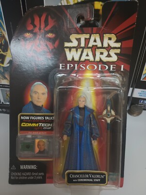 STAR WARS Episode 1 Action Figure Chancellor Valorum MOC Hasbro 1999 