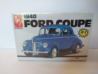 1940 Ford Coupe Car AMT 1/25 Scale Model Kit 6581 Factory