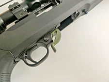 Ruger 10/22 Custom "Stubby" Extended Magazine Release - GREEN