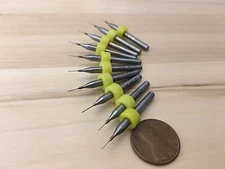 10 Pieces .2mm Micro Drill Bits 3D Printer Nozzle Cleaning PCB kit Extruder A