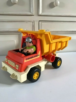 camion porteur fisher price vintage