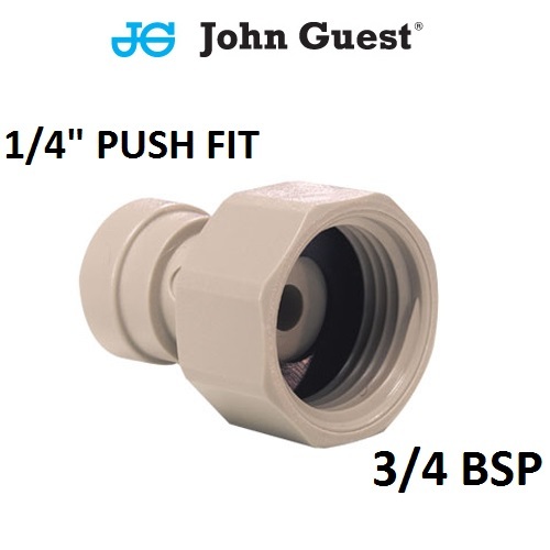 John Guest 3/8 Pushfit x 3/8 BSP Male Straight Adapter John Guest 3/8 Pushfit x 3/8 BSP Male Straight Adapter