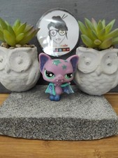 My Littlest Petshop Pet Shop LPS chauve souris 2142 fuzzy bat Glitter Paillette 
