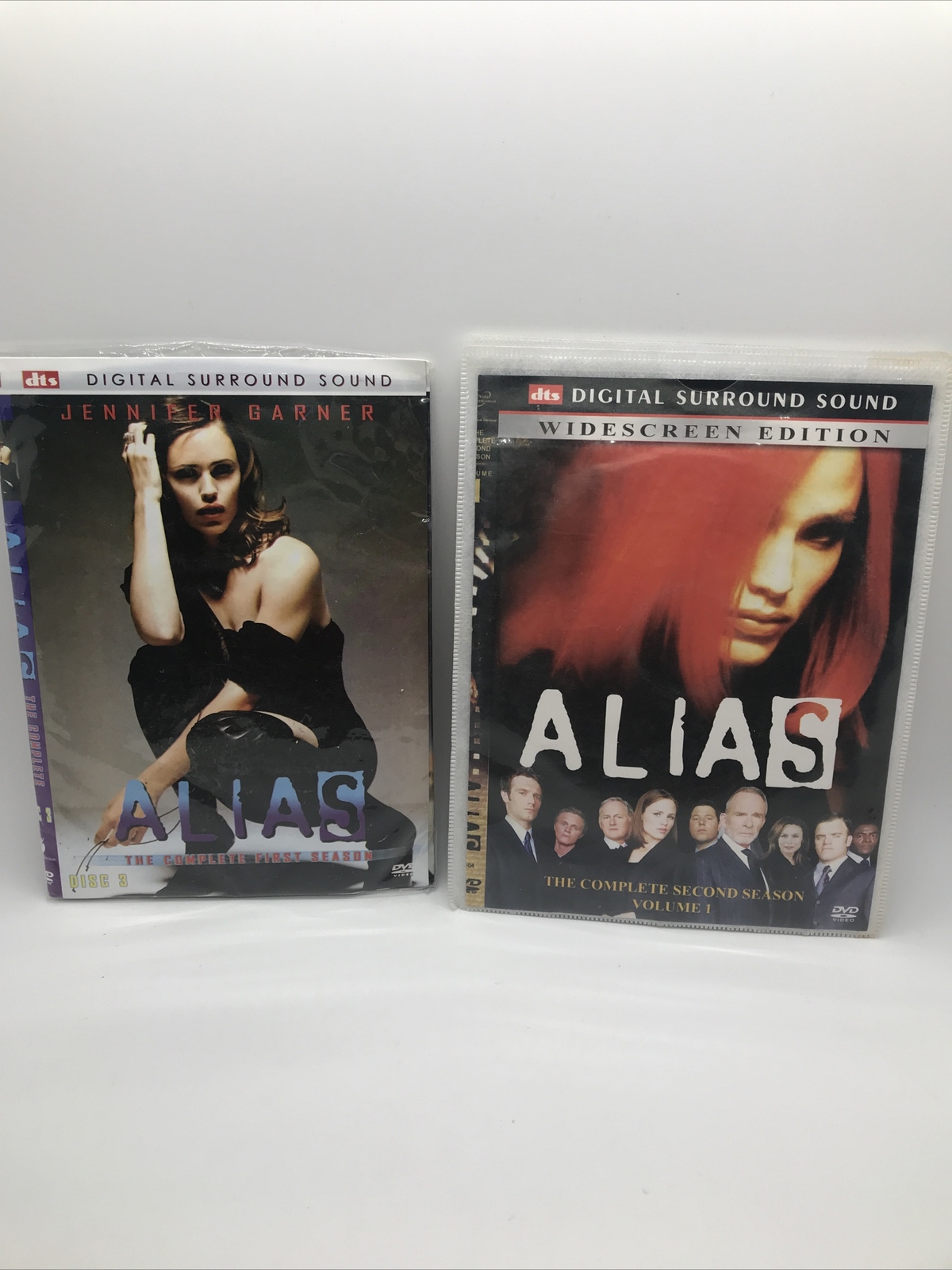 Alias Season 1 & 2 Digital Surround Sound Jennifer Garner Each 6 disc ...