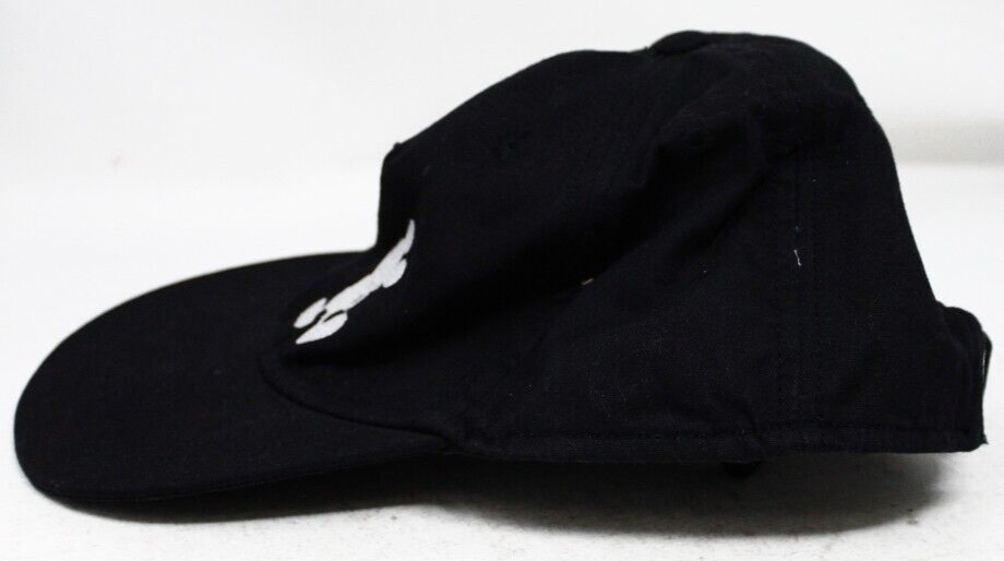 Disney Mickey Mouse Black Hat with A White Mickey One Size